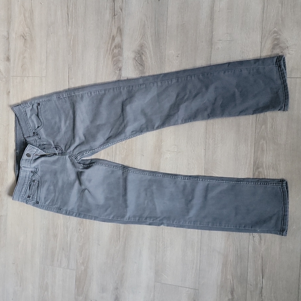 Levi Strauss 511 Slim Fit Gray Jeans 30x32